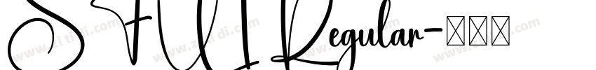 SFUI Regular字体转换